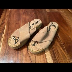 Sam Edelman platform sandals.